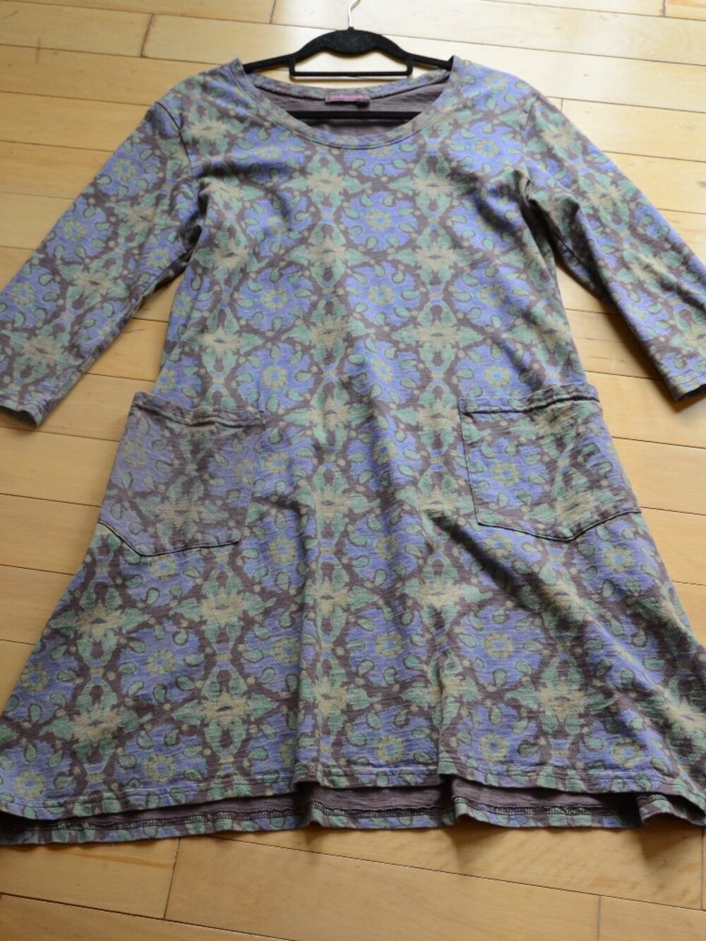 Fresh Produce cotton 3/4-sleeve dress Size M